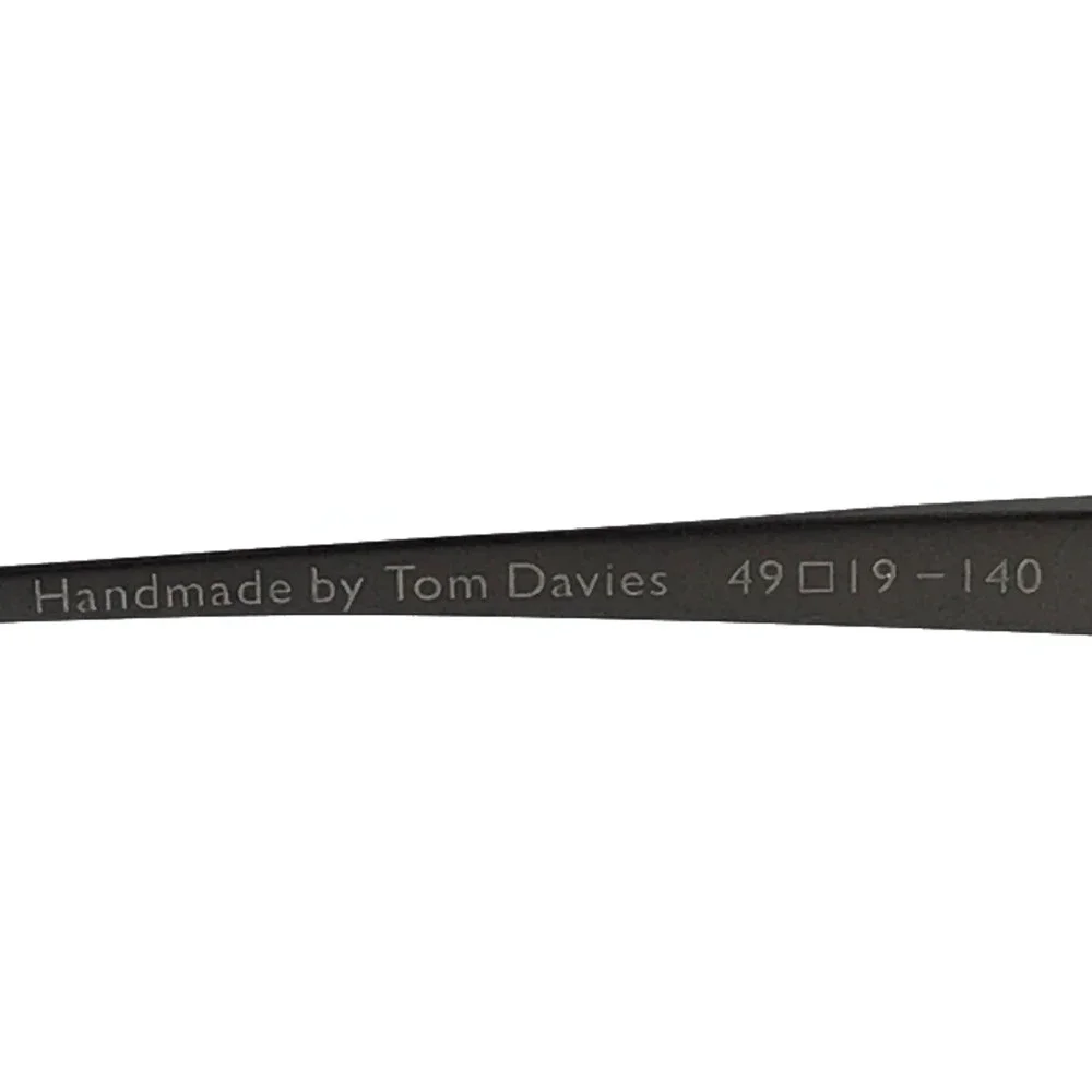 Tom Davies Eyeglasses Frames TD784 Col. 2363 Matte Brown Gray Hexagon 49-19-140